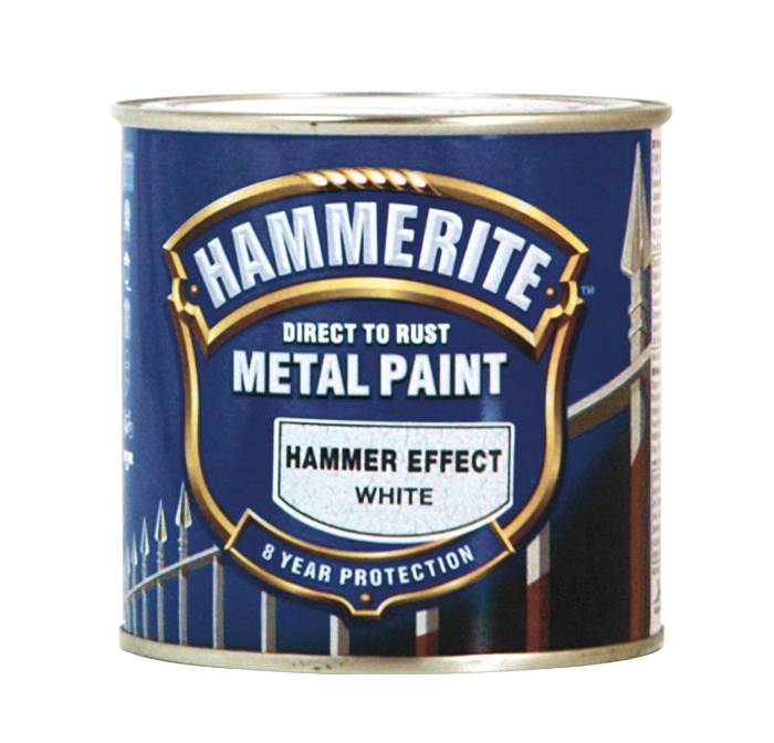 Hammerite metalmaling hvid hammereffekt 250 ml